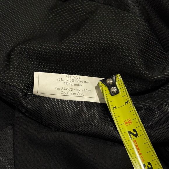 Awearness Kenneth Cole Black 5 Button Suit Dress Vest Extreme Slim Fit Men’s Sma - Picture 5 of 6